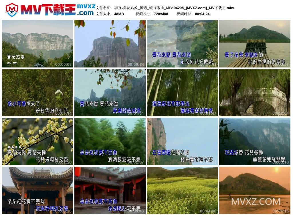 李直-卖花姑娘_国语_流行歌曲_MB104208